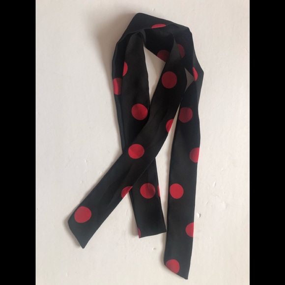 Black & red polka dot high low ling tunic blouse - Picture 4 of 4